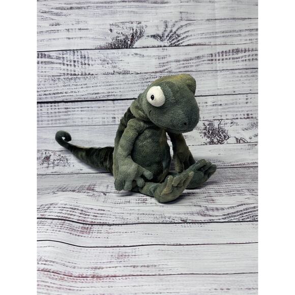 Jellycat London Gary Gecko Green Stuffed Animal Plush Toy Friend 12 Inches - Picture 4 of 7